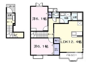 レオン　Ｋ．Ｓの物件間取画像